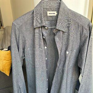 Taylor Stitch Grey Button Down Shirt 40 NWOT